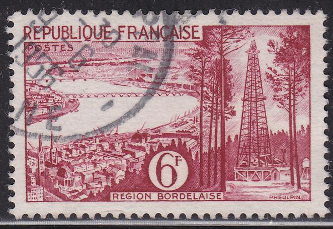 France 774 Bordeaux 6Fr 1955