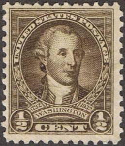 US 1/2 cent Scott# 704 MNH Fine SCV .20
