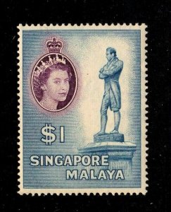 Singapore stamp #40, MLH OG,   CV $32.50