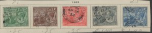 Trinidad & Tobago 21 - 25 - King George V Issues. Used.     #02 TRIN21s4