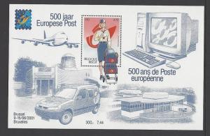 Belgium 2001 Postal Service SS VF MNH (1854)