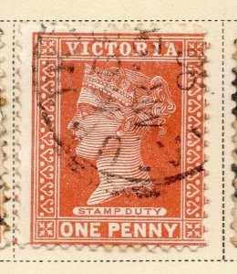 Victoria 1890-91 Early Issue Fine Used 1d. 326783