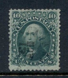 USA 1861-62 Sc#68 10c Washington FU