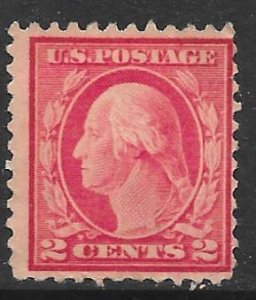 USA 463: 2c Washington, unused, NG, F