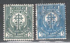 IRELAND #88-89 Used, VF,  CV 6.55  ....   2920069