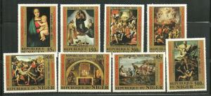 Niger 614-21 MNH Rapael Paintings SCV $14.40