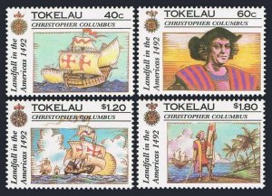 Tokelau 182-185, MNH. Michel 188-191. Discovery of America, 500th Ann. Columbus.