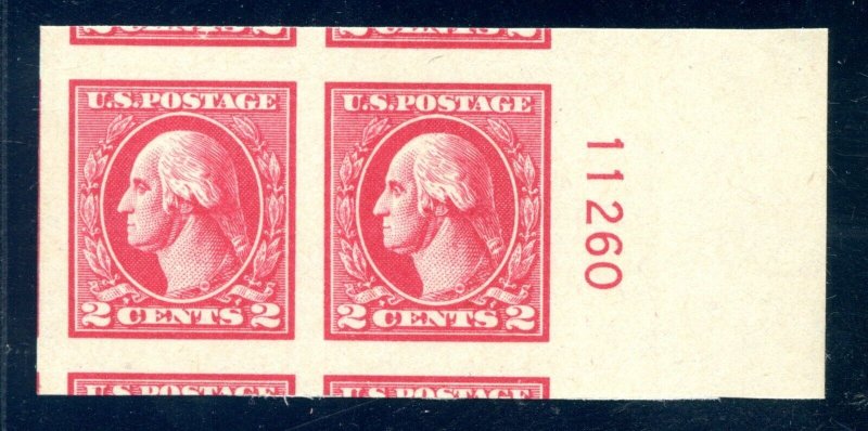 US SCOTT #533 PAIR W/ PL# MINT-GEM-JUMBO-OG-NH GRADED 100J W/ CROWE