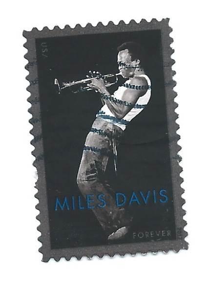 SC# 4693 - (45c) - Miles Davis - Used Off Paper