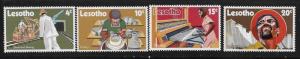 Lesotho 1971 Diamond Mining Potter Weaver Construction worker MNH A229