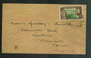 1937 Rhodesia Airmail Cover to England Via Imperial Airways