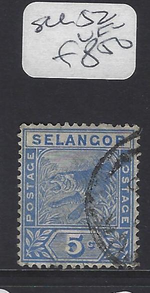 MALAYA SELANGOR  (PP2612B)  TIGER   5C  SG 52   VFU