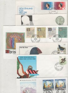 New Zealand 1988 FDC Fine used NZ Cat $90 Face $30 11 covers