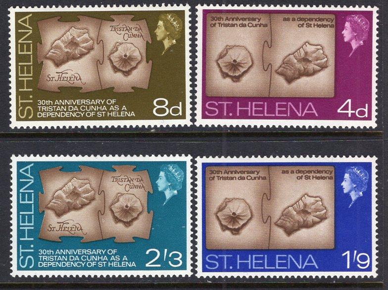 St Helena 201-203 MNH VF