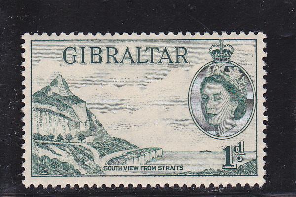 Gibraltar  Scott#  133  MH