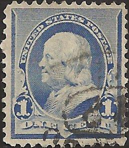 # 219 DULL BLUE USED BEN FRANKLIN SCV-0.75