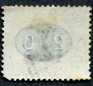 Italy, Scott # J26, Used.  2019 Scott CV $27.50