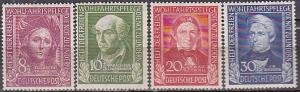 Germany B310-3 1949 Figures Cpl MNH