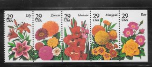 #2829-33a MNH Complete Booklet Pane.
