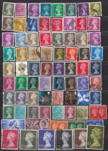 Great Britain - Mashins stamp lot - (1709)