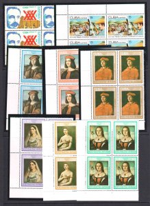 CUBA MODERN MINT NH BLOCKS MOST IN MOUNTS 2 PAGES