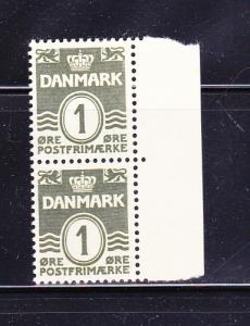 Denmark 220 Pair MNH Numerals (A)