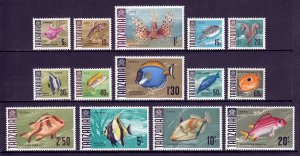 Tanzania - Scott #19//34 - Short set missing #27, 30 - MNH - SCV $23