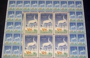 1098 Whooping Crane bird 50 Sheet MNHOGVF Addl free s/h