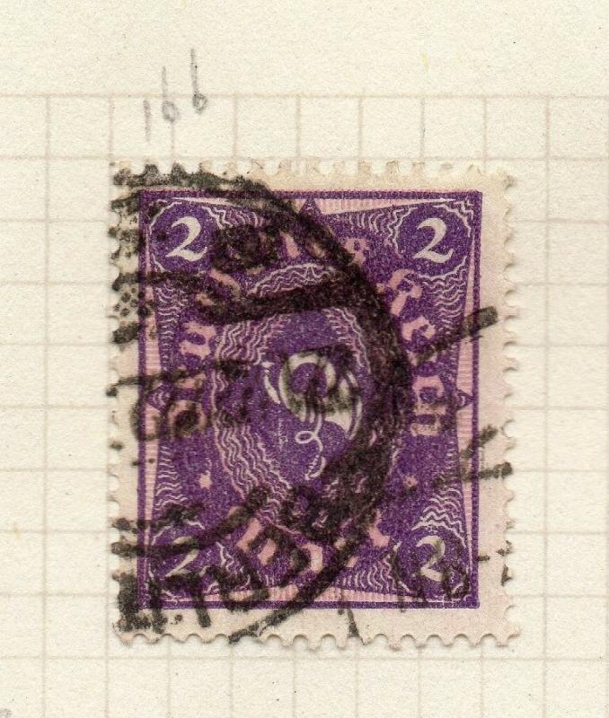 Germany 1921 ( Lozenge Wmk.) Early Issue Fine Used 2M. 299636