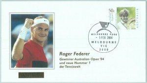 67854 - AUSTRALIA - POSTAL HISTORY - FDC COVER:  Tennis FEDERER 2004 