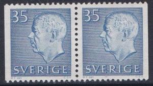 Sweden #586 pair F-VF Mint NH ** Gustav VI Adolph