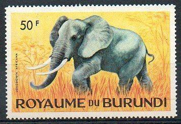 BURUNDI : WILD ANIMALS ELEPHANT, MNH