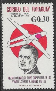 PARAGUAY 1966 30c German Contribution in Space Research Issue Sc 946 MLH