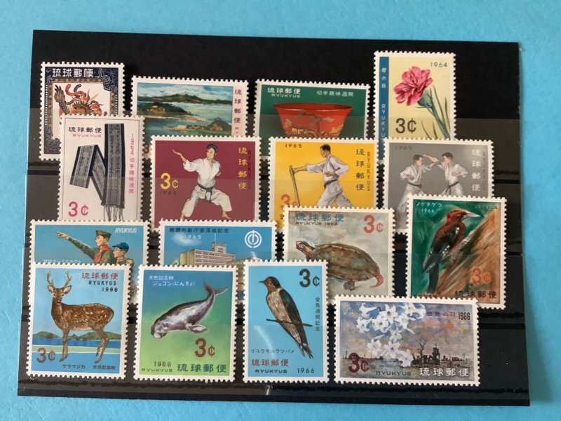 Ryukyu Islands 1959 -1966 Mint Never Hinged  Stamps R46353 