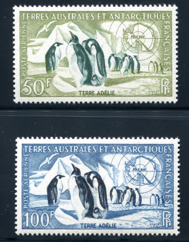 FRENCH SOUTHERN ANTARCTIC TERRITORY(FSAT)C1-C2 MINT LH PENGUIN