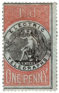 (I.B) Australia Telegraphs : NSW Electric Telegraphs 1d