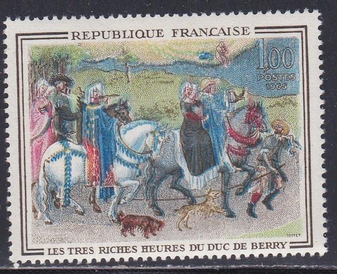 France # 1115, Leaving for the Hunt  Painting, NH