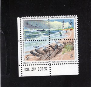 1448-1451 Sea Shore, MNH LL-ZIP blk/4