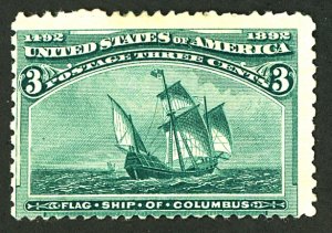 U.S. #232 MINT NG THIN