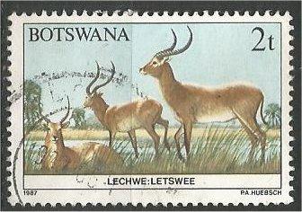 BOTSWANA, 1987, used 2t, Wildlife Conservation, Scott 405