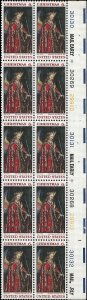 US Scott# 1363  1968 6c multi  Xmas, Angel Gabriel '; TAGGED