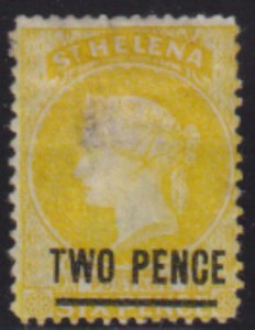 St Helena 1882 SC 26 MLH