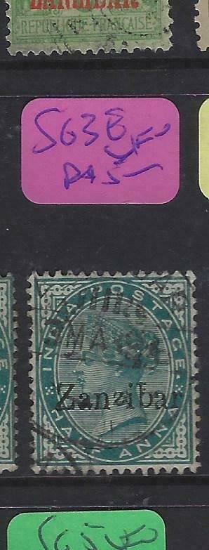 ZANZIBAR   (PP0705B)  QV ON INDIA 1/A  SG  3E     VFU