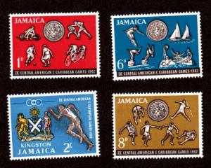 Jamaica # 197-200 Mint!