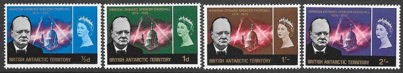 British Antarctic Territory 16-19 MNH - Winston Churchill