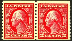 U.S. #444 MINT PAIR OG NH