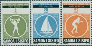 Samoa 1969 SG327-329 South Pacific Games set MNH