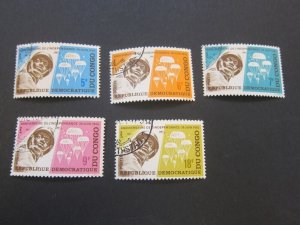 Congo 1965 Sc 542-46 set FU