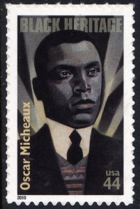 SC#4464 44¢ Oscar Micheaux Single (2010) SA