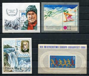 Poland 4 Souvenir Sheets MNH  4737